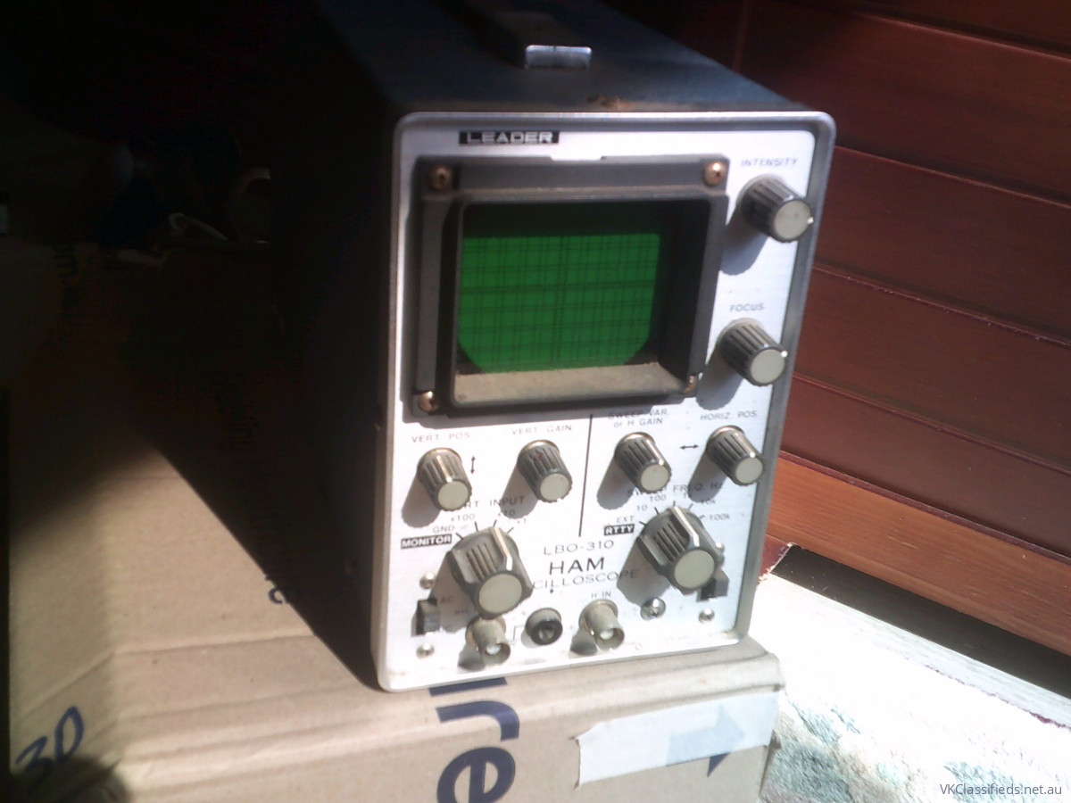 HAM analog oscilloscope