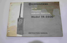 Kenwood TR-2500 Original Instruction Manual