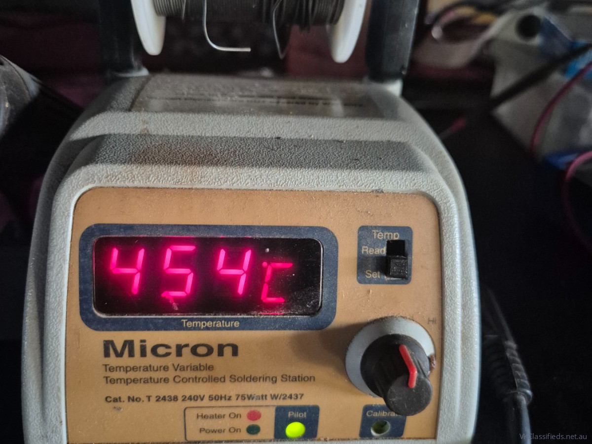 Micron , Temperature Varable Sollding Iron