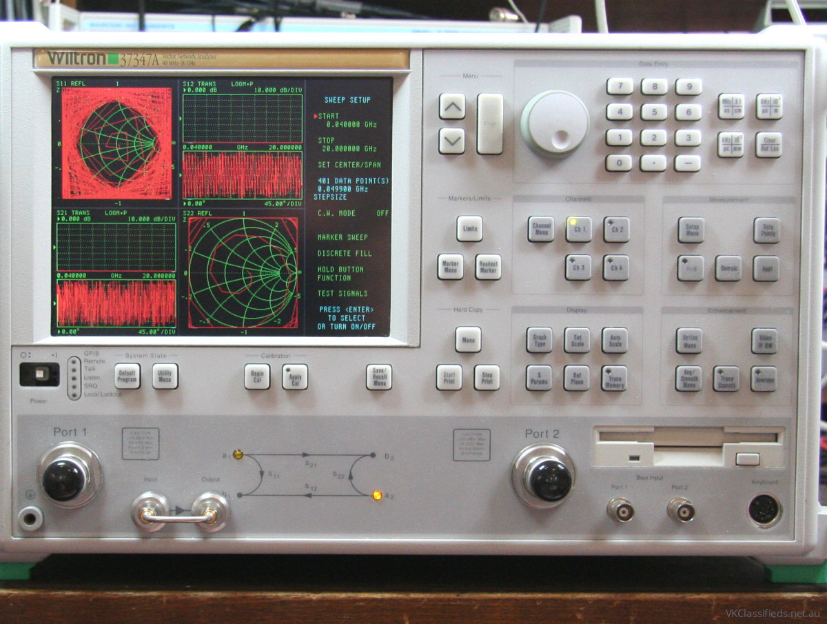 Anritsu 37347A 40MHz-20GHz Vector Network Analyser