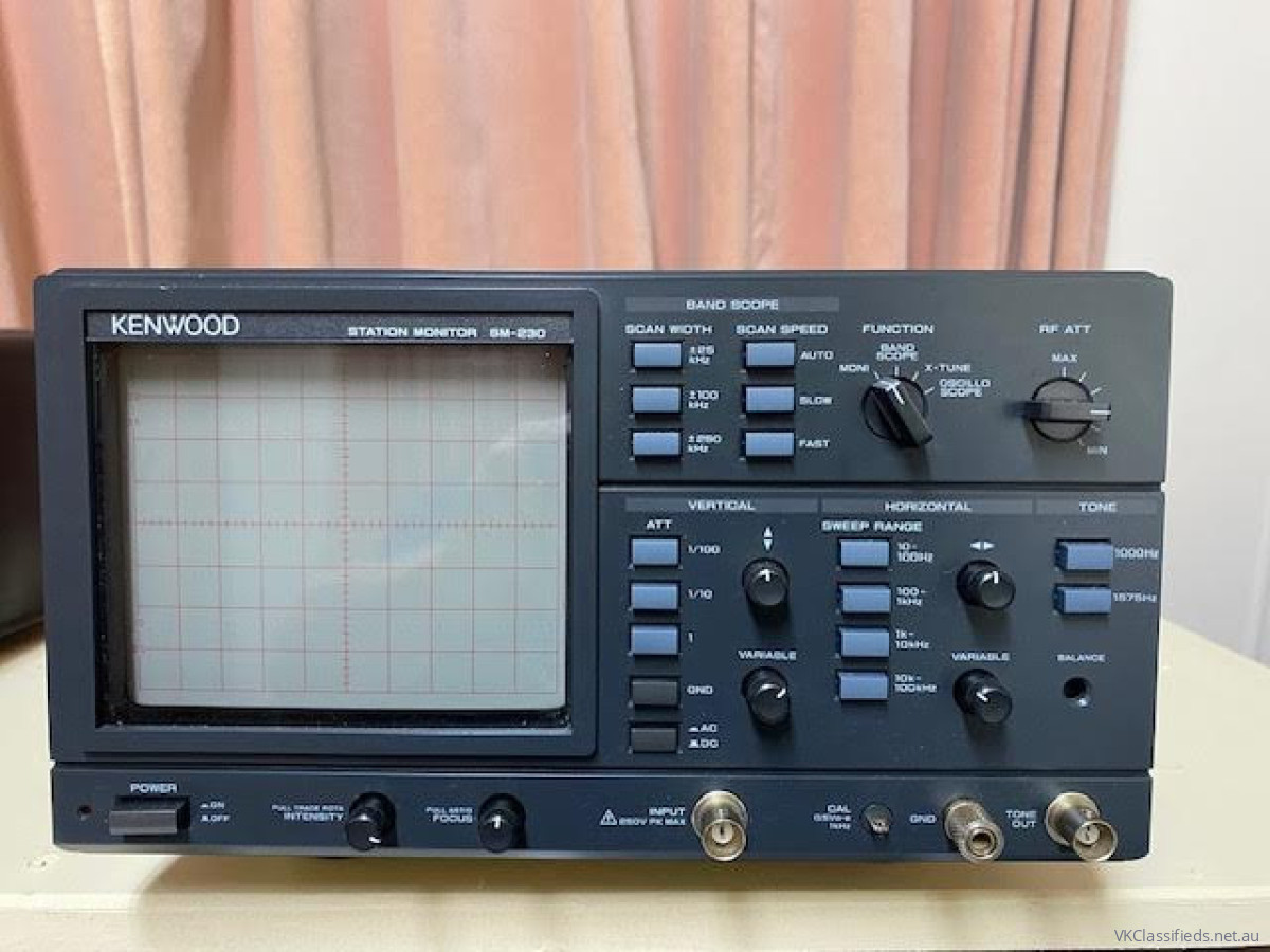 KENWOOD SM230 Station Monitor (NEW)