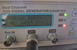 Dual Channel , DDS Signal Generator / Counter.