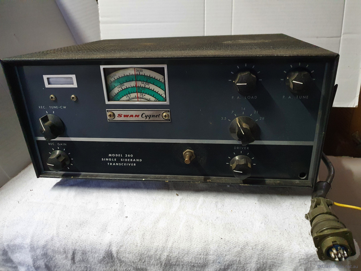 Swan Cygnet 260 SSB TxRx 80-10m parts not working