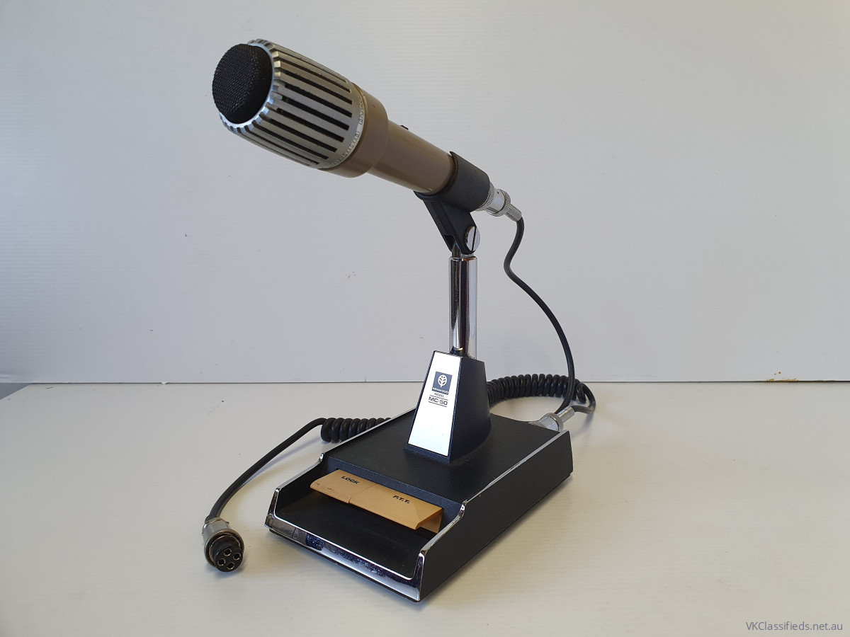 KENWOOD HAM CARDIOID DYNAMIC MICROPHONE MC-50 Good