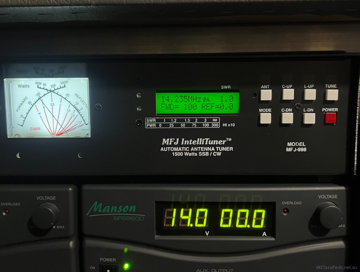 Up for sale is my MFJ-998 auto tuner
