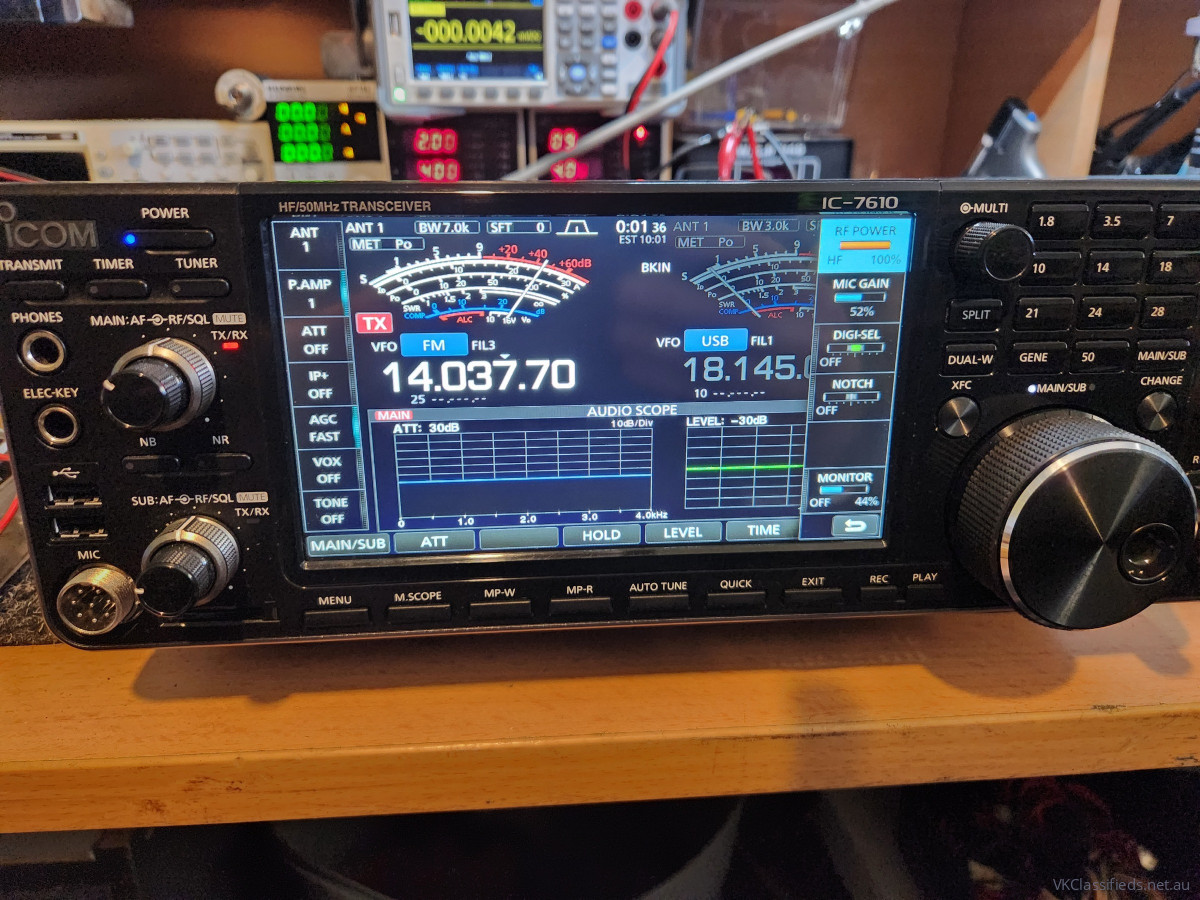 Icom IC7610 HF 6m Transceiver $4250