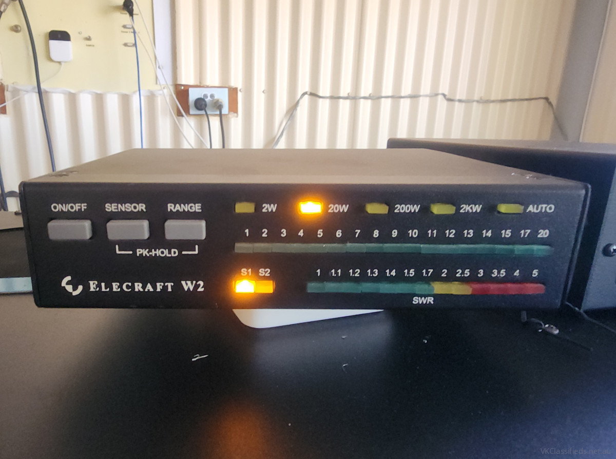ELECRAFT W2 WATTMETER (NO COUPLER)
