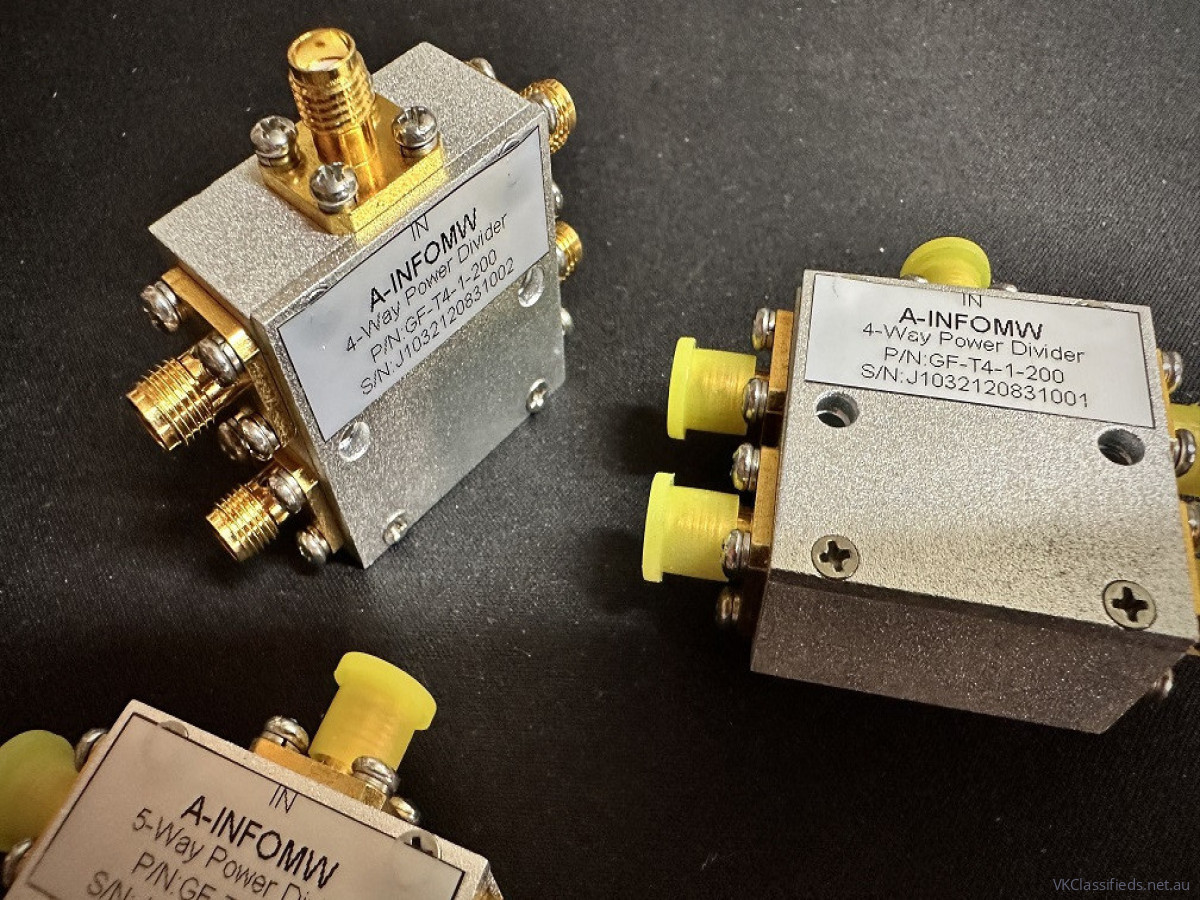 SMA RF Divider/Combiner - 4 & 5 Way