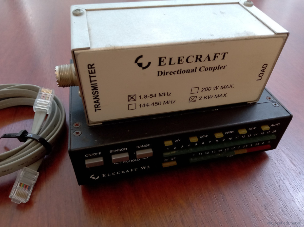 Elecraft W2 Wattmeter HF 2kW