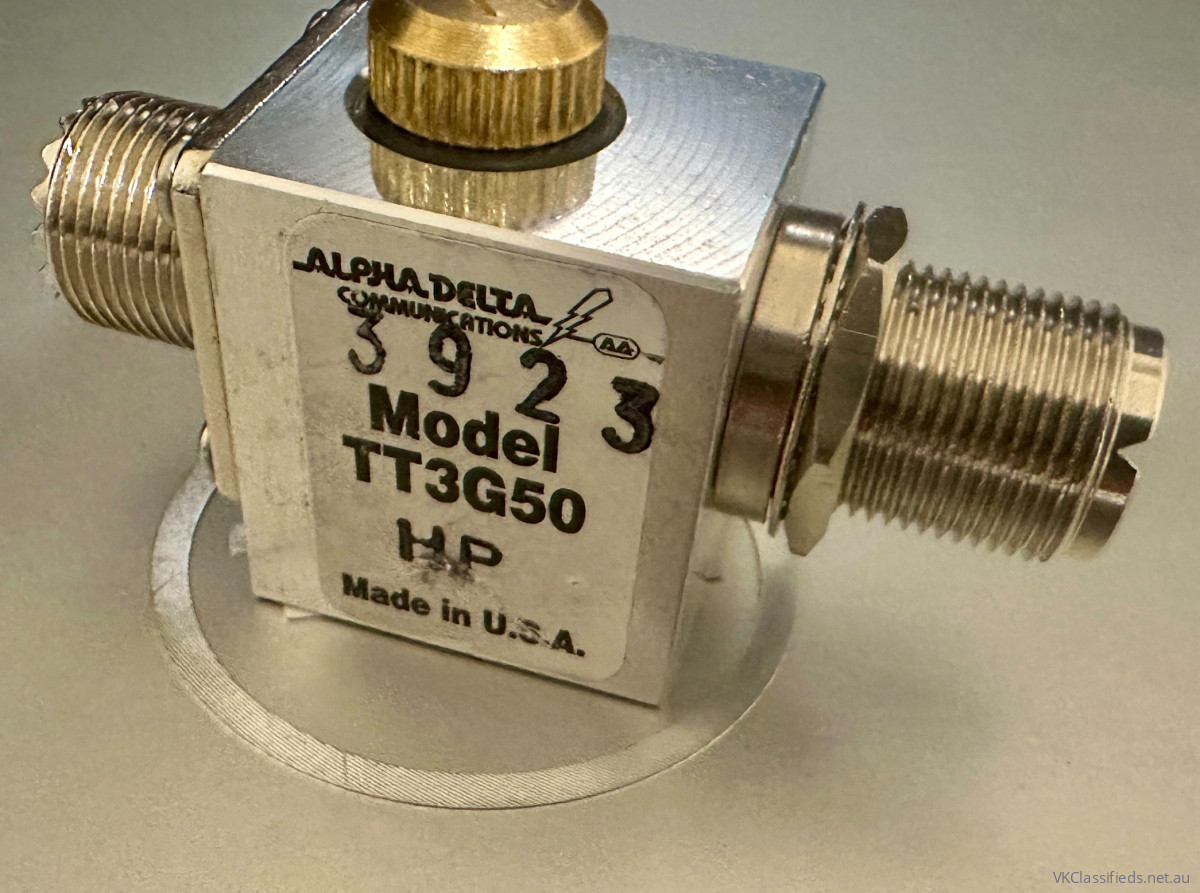 Alpha Delta UHF Connector Surge Protector 2kW