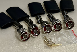 5 Pack N-Male Coax Crimp Connectors LMR400/9913