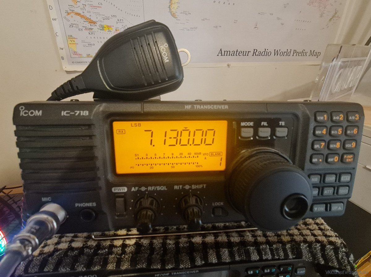 ICOM IC 718 HF 100W BASE TRANSCEIVER