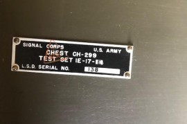 US Army Test Set for BC611 Handy Talkie radios