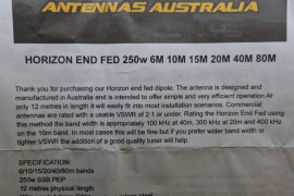 Horizon 250 Watt Endfed Multiband Wire Antenna