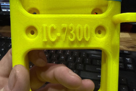 IC 7300 3D printed side rails 
