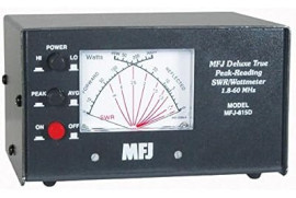 MFJ-815D Peak Reading SWR Wattmeter-1.8-60mhz-2.5K