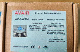 AVAIR AV-SW3M 3 Position Coaxial Antenna Switch 